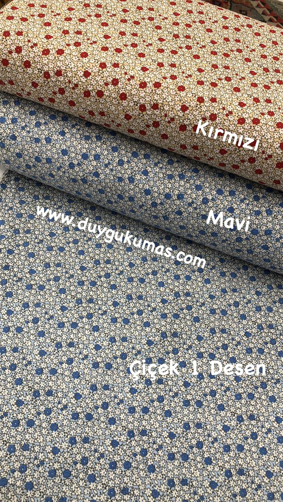 Çiçek 1 Desen Poplin