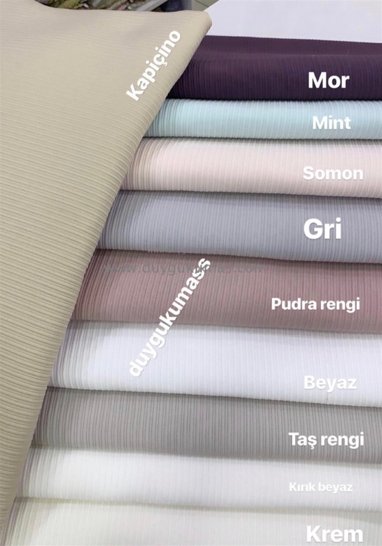 Çizgili Pamuklu Pike