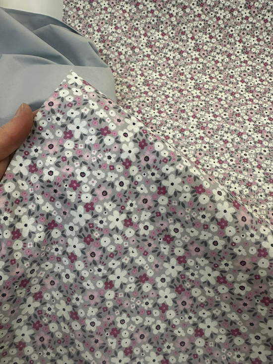 Çıtır Papatya Desenli Akfil D2750 Eflatun