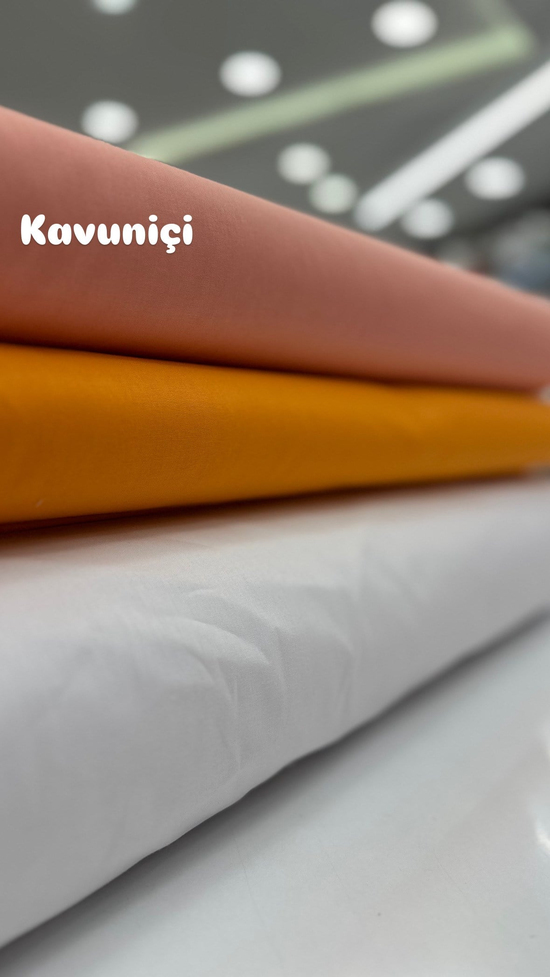 Düz Renk Akfil Kumaş Kavuniçi