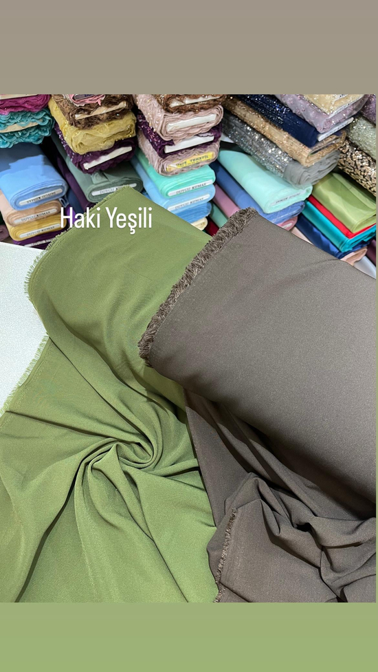 Medine İpeği Haki Yeşili
