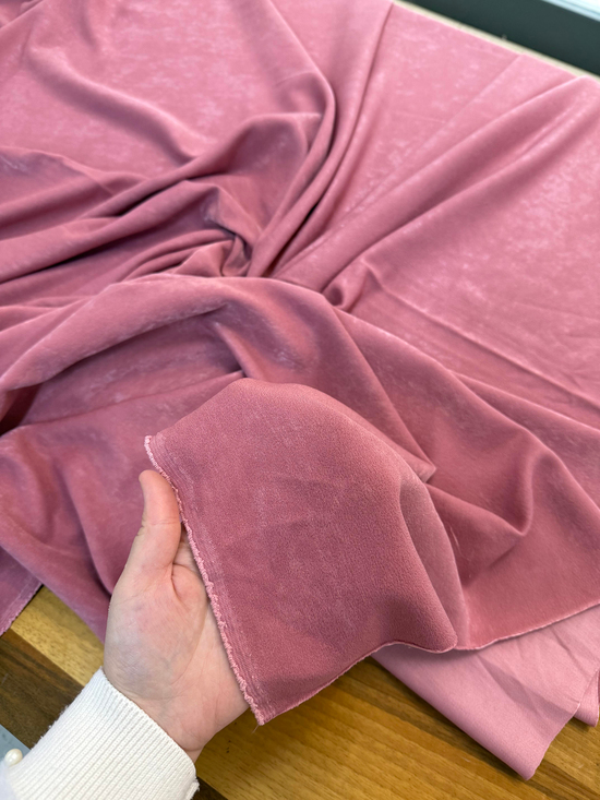 Soft Kumaş (Geniş Enli) Gül Kurusu