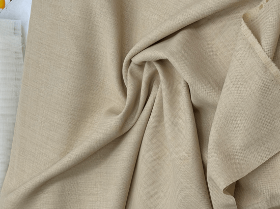 Etuval Linen Kumaş Koyu Bej