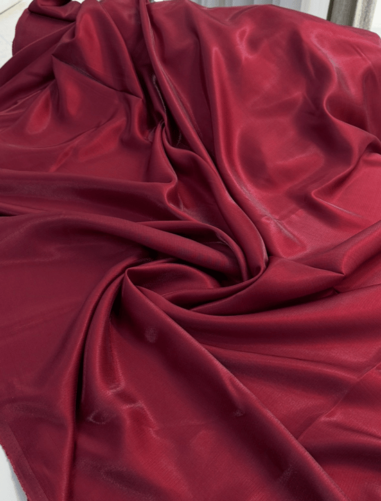 Geniş Enli (3 Metre) Monoray Kumaş Bordo