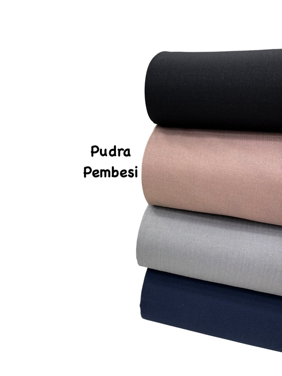 Fila Keten Görünümlü Kumaş Pudra Pembesi
