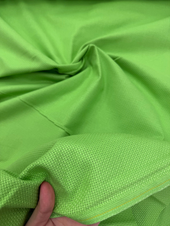 11 Count Etamin Kumaş %100 Pamuk Nakışlık Fıstık Yeşili