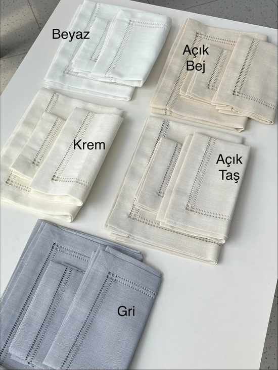 Dublin Çift Sıra El İşi Antika Detaylı Linen Kumaş Salon Set