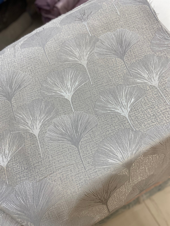 Gingko Desen İpek Şönil Pike