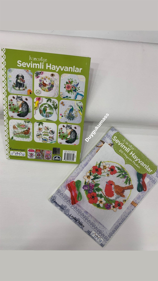 Kanaviçe Sevimli Hayvanlar