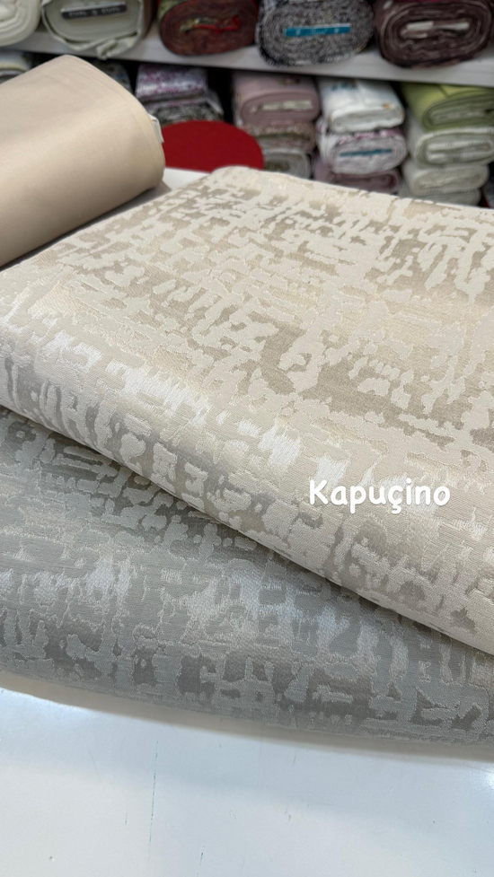 Kapuçino Yakamoz Desen Etuval Şönil Pike