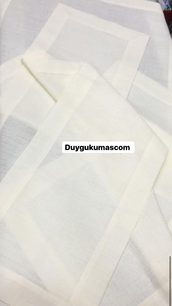 Köşe Çevrili Linen Kumaş Salon Set