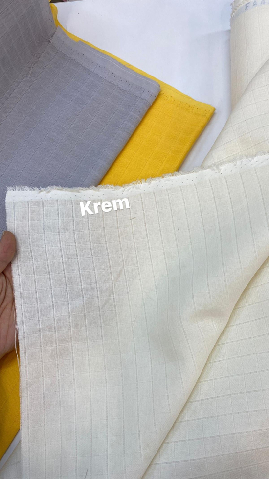 Krem Düz Renk Müslin Bezi