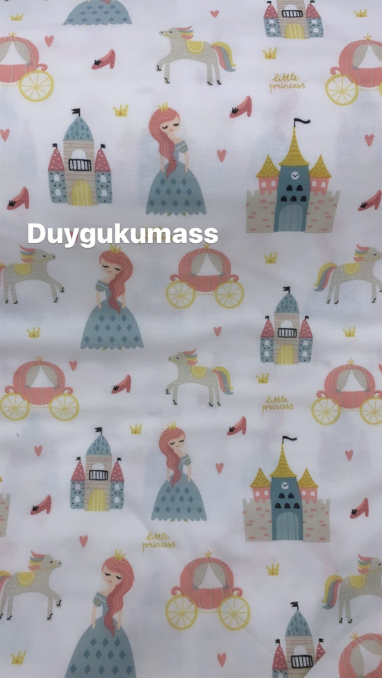 Masal Şatosu Desen Pazen