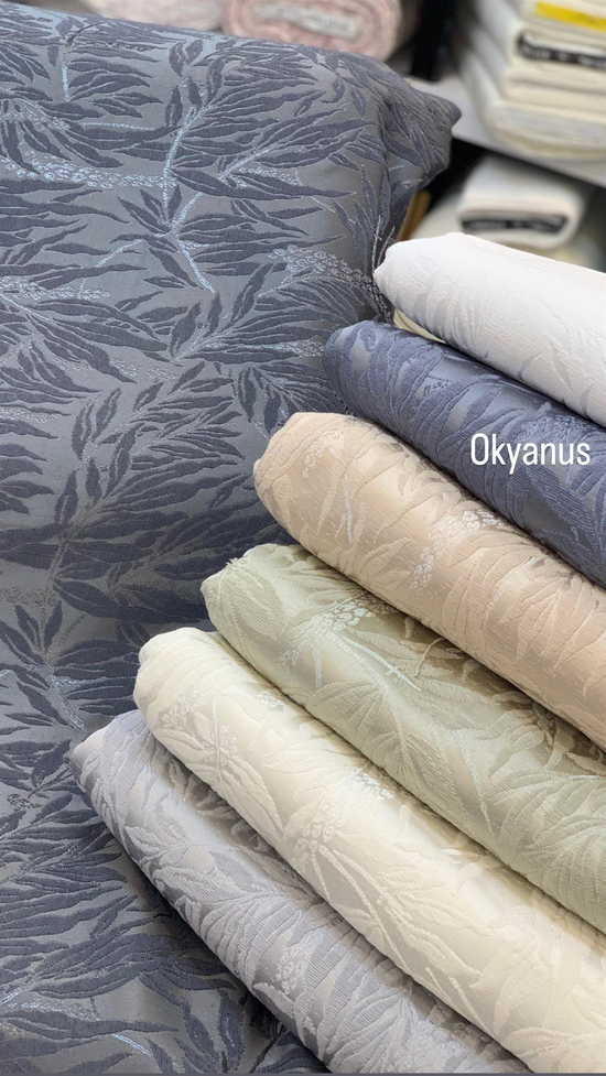 Okyanus Mavi Breeze Desenli Etuval Şönil Pike