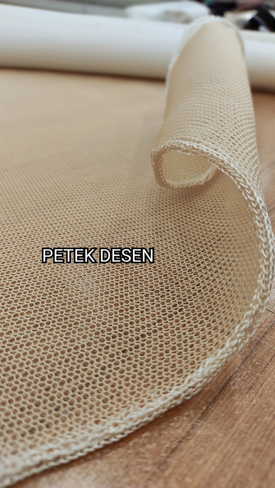 Petek Desen Şiş Dantel
