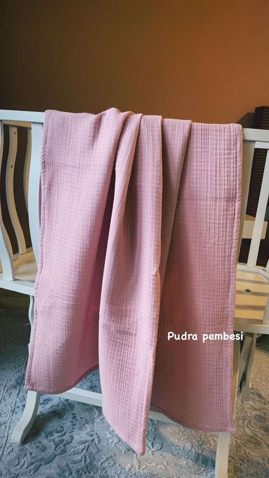Pudra Pembesi Multi Müslin Hazır Örtü