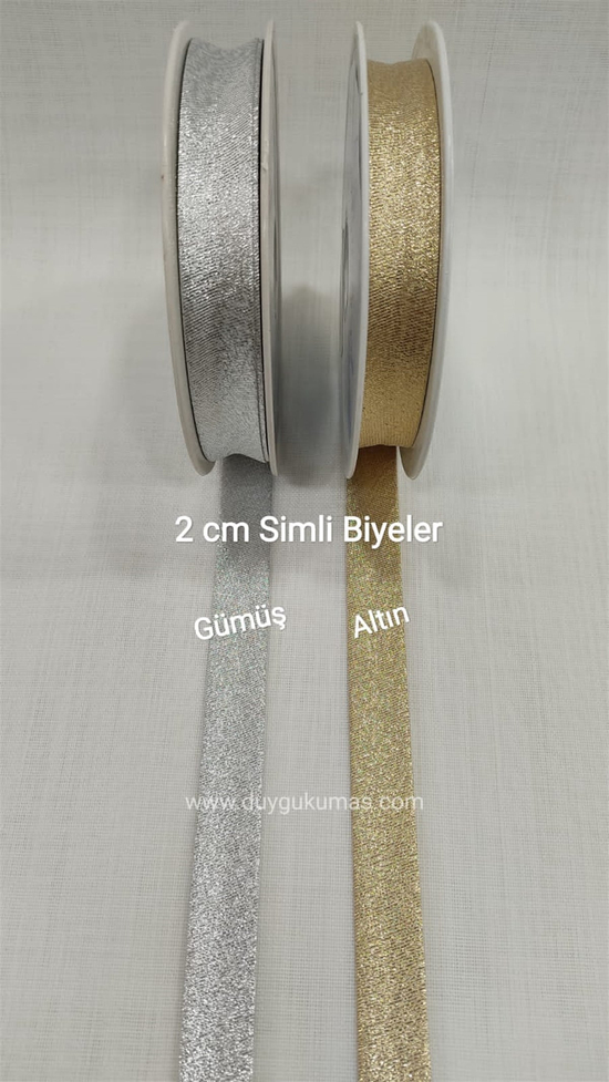 Simli Biye 2 cm Genişlikli (1 Top)
