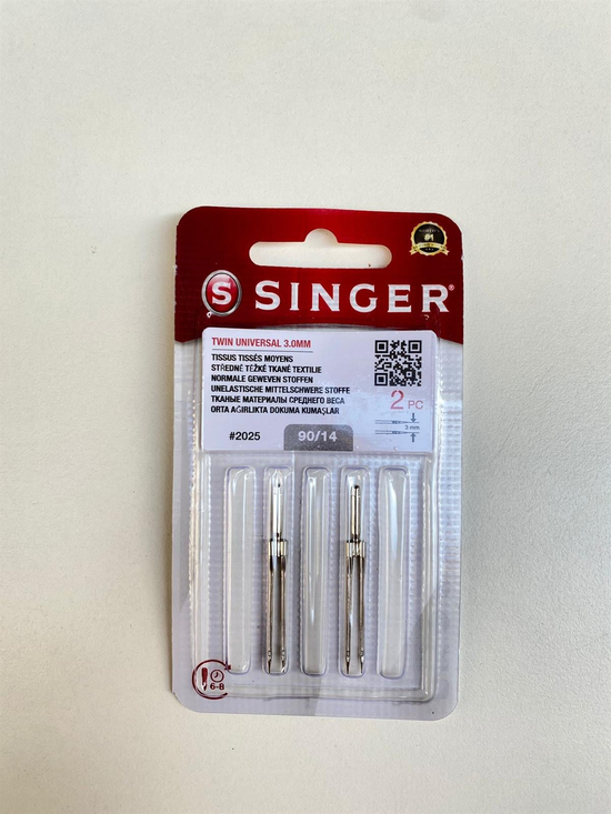 Singer Çift İğne (Nervür İğnesi)