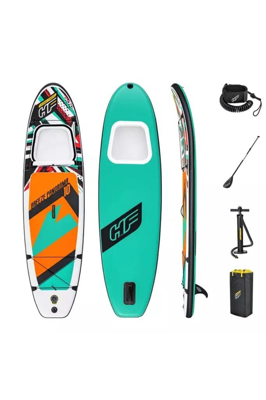 65377 Panorama Şişme Kano Sörf Tahtası Hazır Set Stand Up Paddle Hazır Set