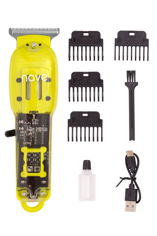 Bq-06 T Bıçaklı Şarjlı Tıraş Makinesi Led Ekranlı, Profesyonel Sakal Ve Saç Kesim