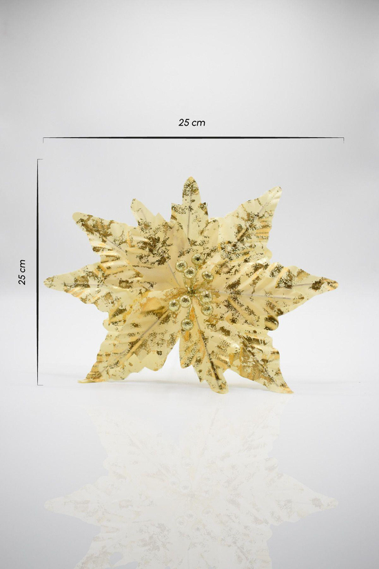 Premium 25*25 cm Yılbaşı Süs Yapay Çiçek