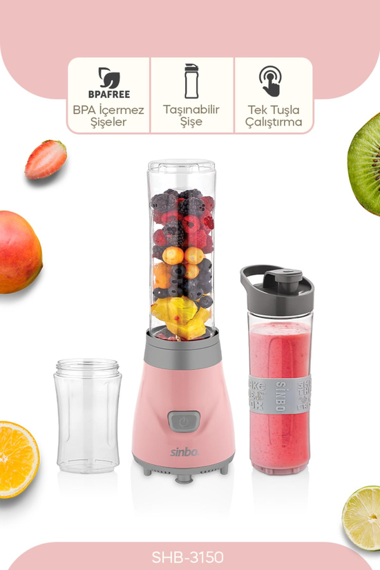 Shb-3150 Smothie Blender Pembe