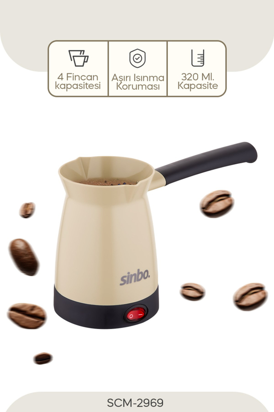 Sinbo SCM-2969 Elektrikli Cezve