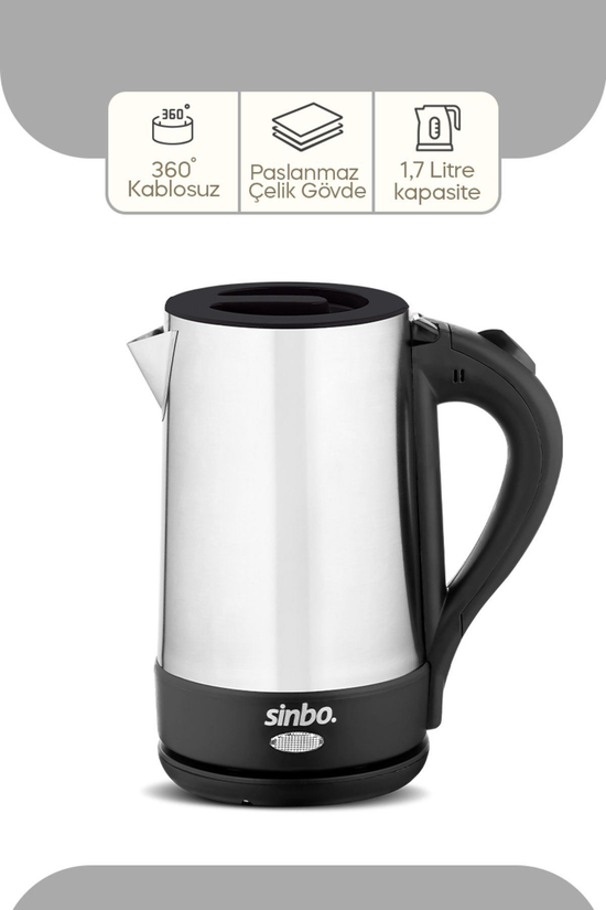 Sinbo SK-8022 Kablosuz Su Isıtıcı