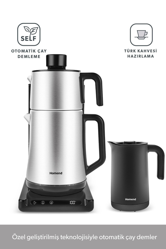 Smart Royaltea Plus 1781h 2 In 1 Inox Otomatik Çay Ve Türk Kahve Makinesi Wifi