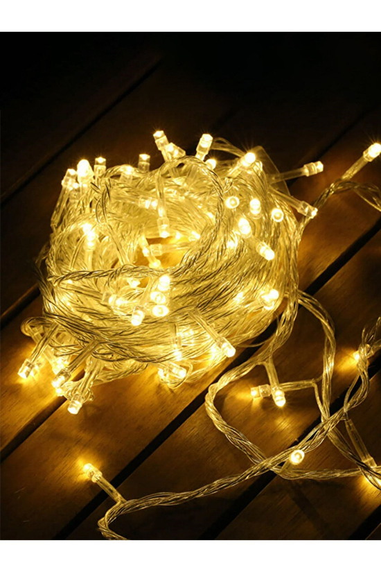 100'lük Sarı Adaptörlü RGB Led Işık 6.5 Metre