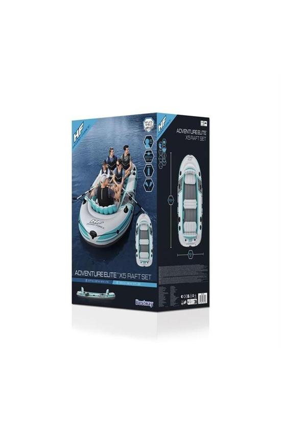 65159 Hydro-force Advanture Elite 5 Kişilik Raft Set Şişme Bot 364*166cm Full