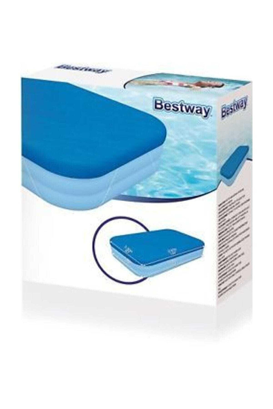 BESTWAY 58108 Havuz Üst Kapama Bezi 305 Cm X 183 Cm Dikdörtgen Havuz Örtüsü