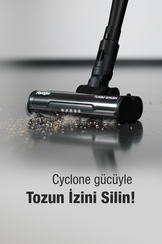 Fantom P6000 Elektrikli Dikey Süpürge Siyah