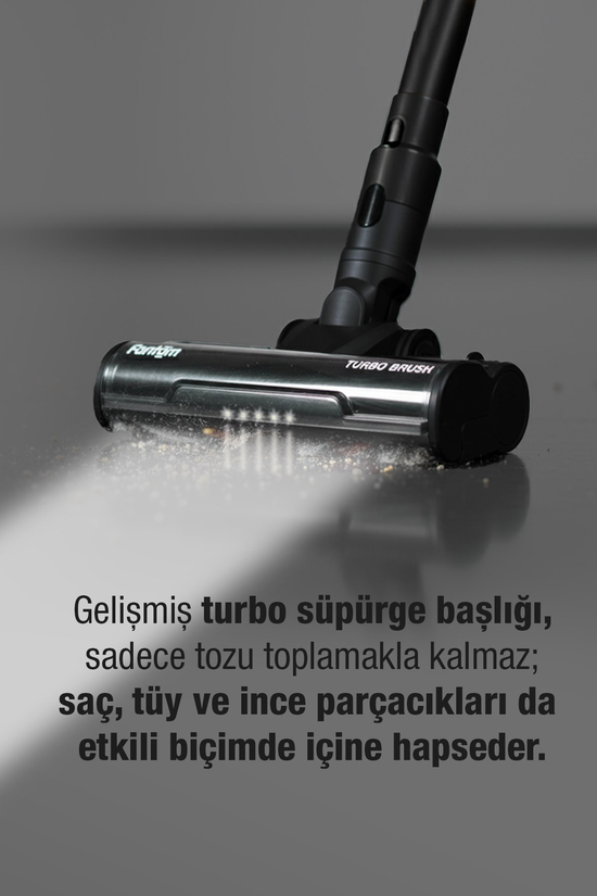 Fantom P6000 Elektrikli Dikey Süpürge Siyah