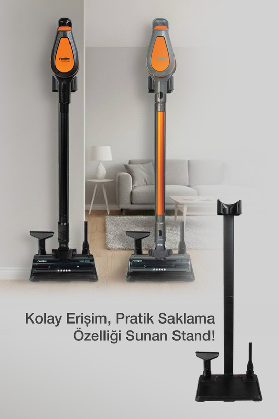 Fantom P6000 Elektrikli Dikey Süpürge Antrasit
