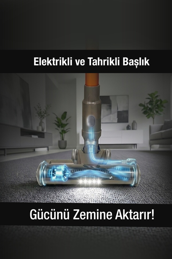 Fantom P6000 Elektrikli Dikey Süpürge Antrasit