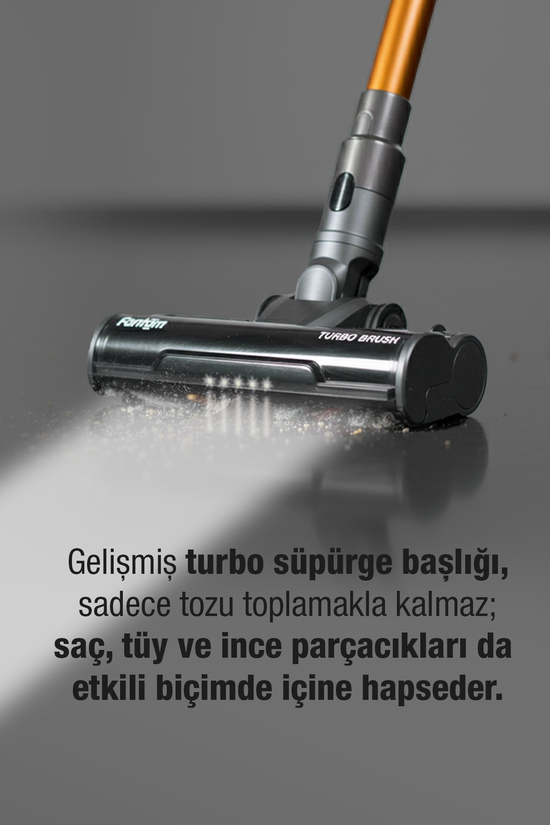 Fantom P6000 Elektrikli Dikey Süpürge Antrasit