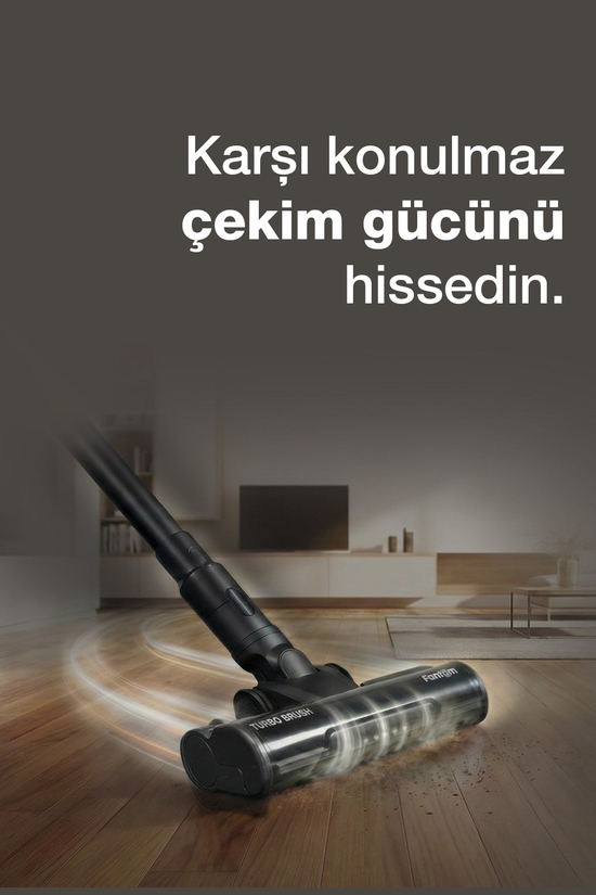 Fantom P6100 Plus Elektrikli Dikey Süpürge Siyah