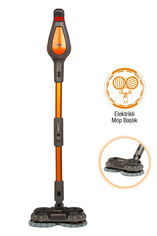 Fantom P6100 Plus Elektrikli Dikey Süpürge Gri