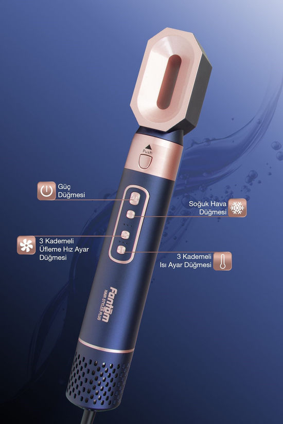 Hair Styler Plus SK 1700 Saç Şekillendirici Mavi