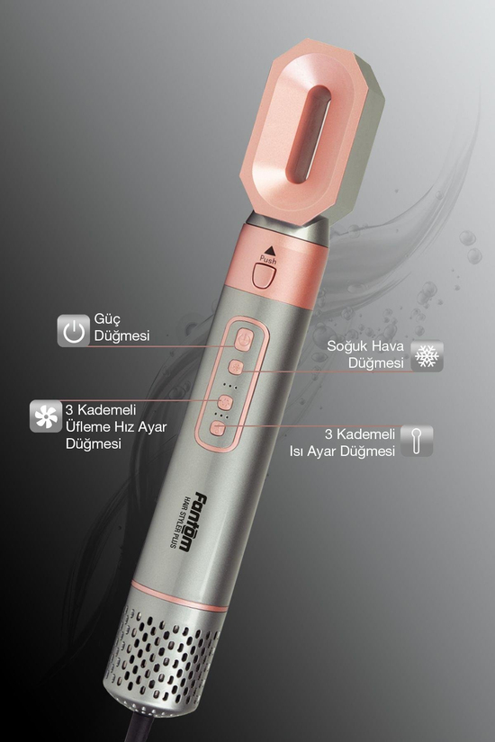 Hair Styler Plus Sk 1700 Saç Şekillendirici Antrasit