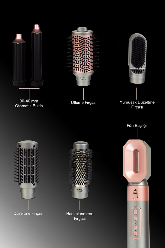 Hair Styler Plus Sk 1700 Saç Şekillendirici Antrasit