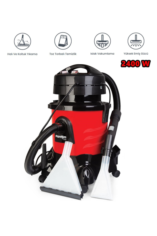 Jumbo Cc9000 Halı Koltuk Yıkama Robotu Ve Leke Çıkartma Makinesi  2400 W