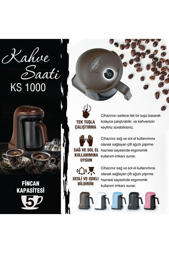 Kahve Saati KS 1000 - Pembe