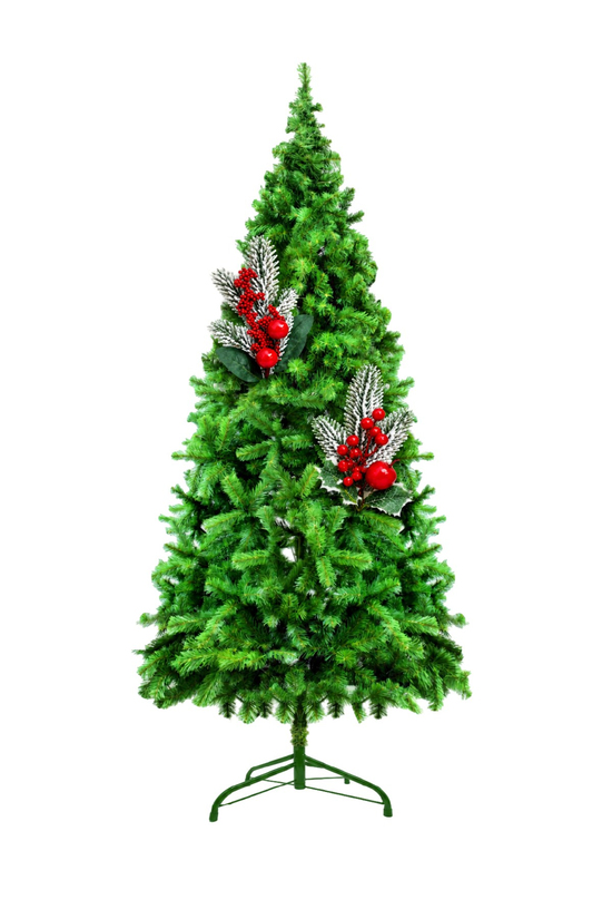Kokina Süs 2li Karlı Dekoratif Yılbaşı Çiçeği 30 Cm