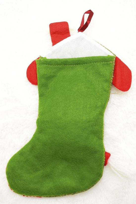 Lüx Noel Çorap Yılbaşı Süsü 25*15cm