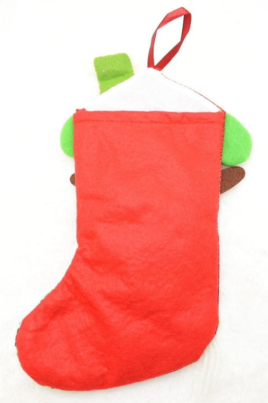 Lüx Noel Çorap Yılbaşı Süsü 25*15cm