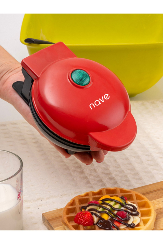 NAVE WP-MK03 WAFFLE MAKİNESİ KIRMIZI