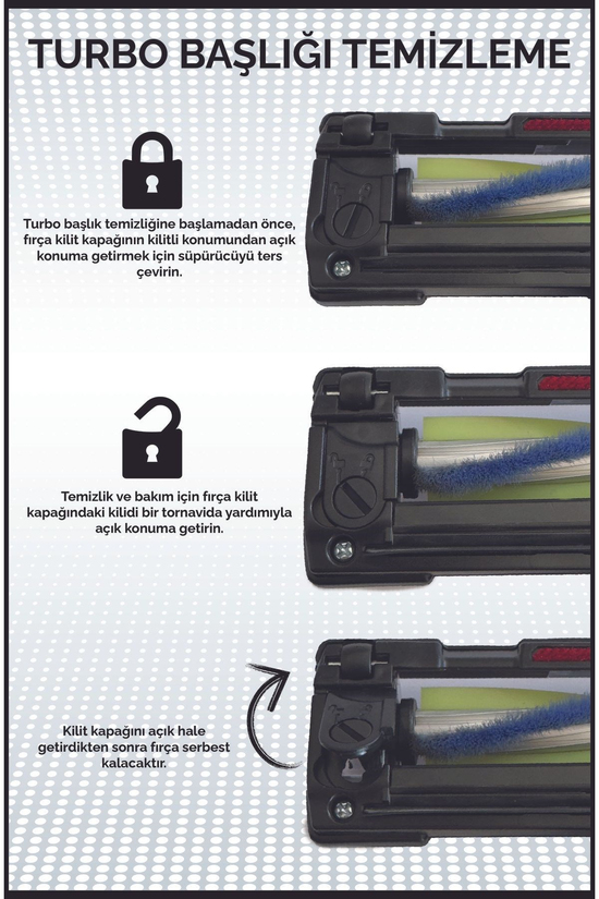 Pratic Aır Power P 1250 Siyah Torbasız Dönebilen Turbo Başlıklı Dikey Süpürge