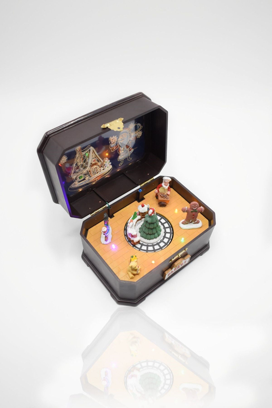 Premium Collection Dekoratif Müzik Kutusu Yılbaşı Temalı